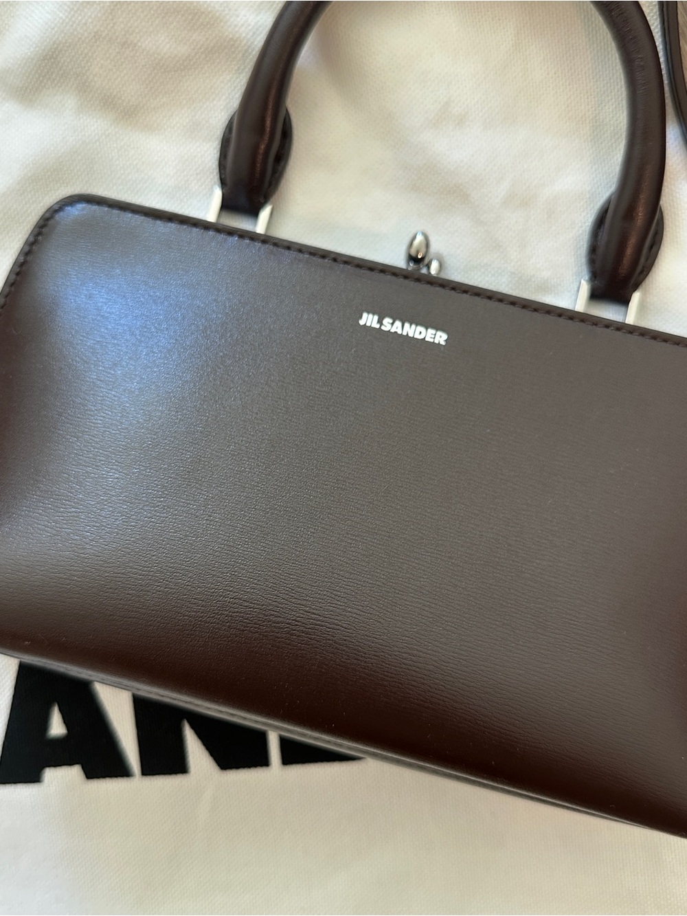 Jil Sander Mini Brown Goji Bag - Picture 4 of 7